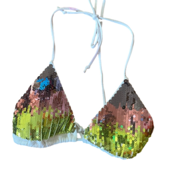 Victoria’s Secret sequin swim top - Picture 1 of 4